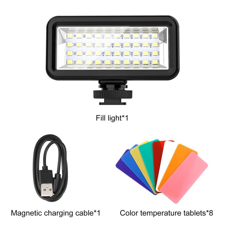 PULUZ 40 LEDs 40m Diving Waterproof Fill Light Camera Video Photo Studio Light