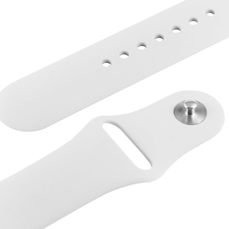 For Apple Watch Sport 42mm High-performance Rubber Sport Watch Band with Pin-and-tuck Closure