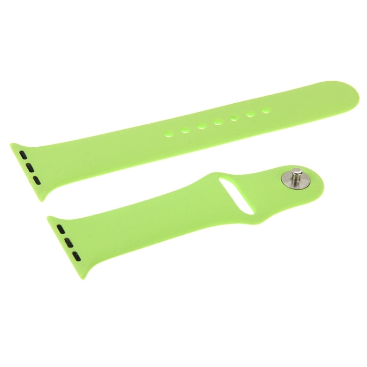 For Apple Watch Sport 42mm High-performance Longer Rubber Sport Watch Band with Pin-and-tuck Closure
