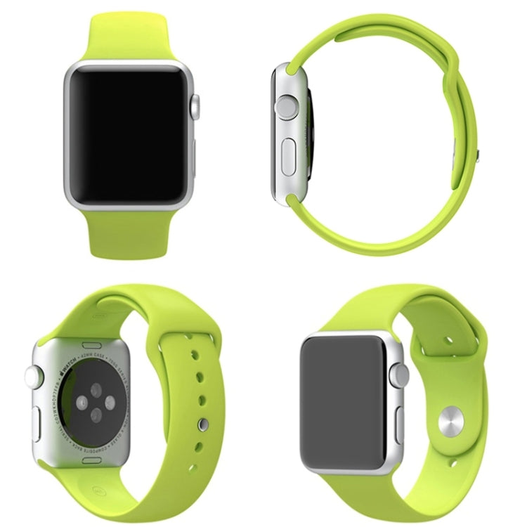 For Apple Watch Sport 42mm High-performance Longer Rubber Sport Watch Band with Pin-and-tuck Closure