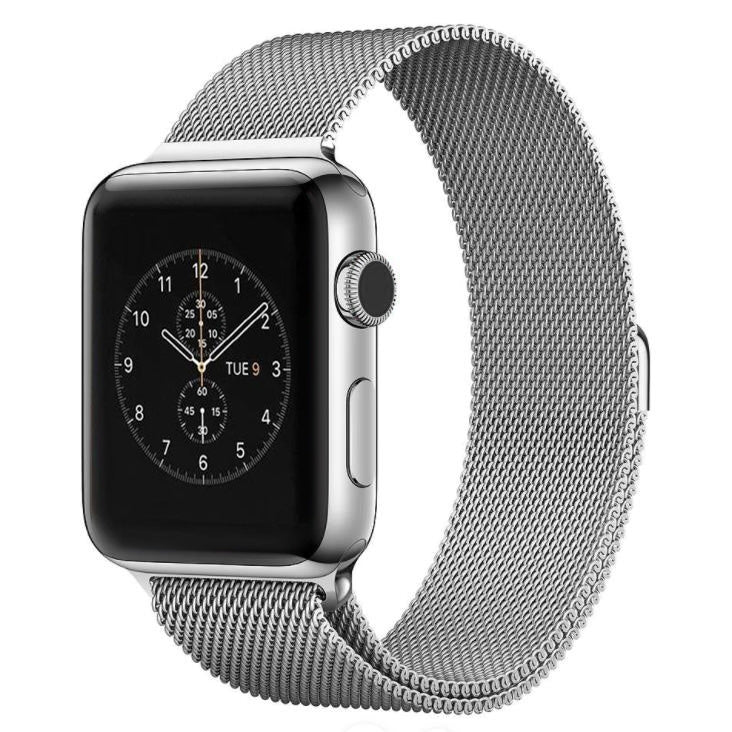 For Apple Watch 38mm Milanese Loop Magnetic Stainless Steel Watchband