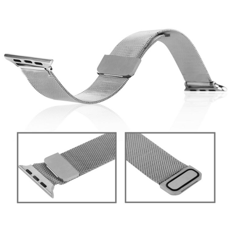 For Apple Watch 38mm Milanese Loop Magnetic Stainless Steel Watchband