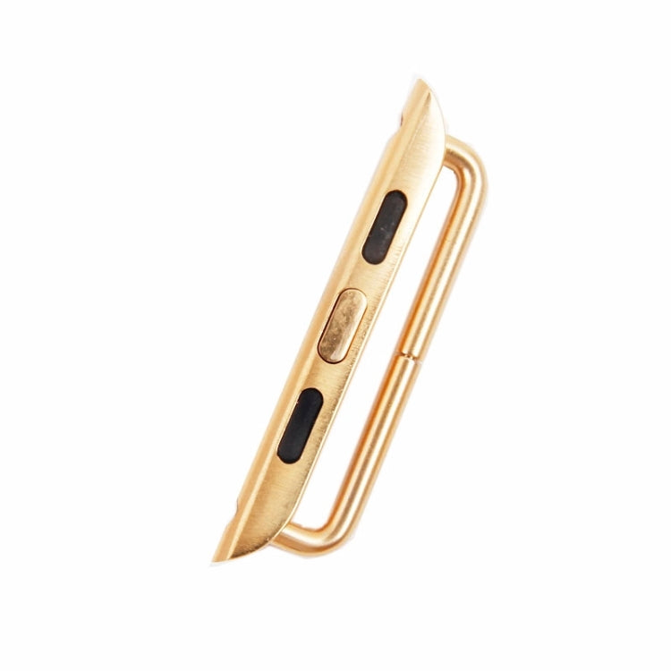 For Apple Watch 42 / 44 / 45mm Metal Strap Connector Metal Buckle, Pair