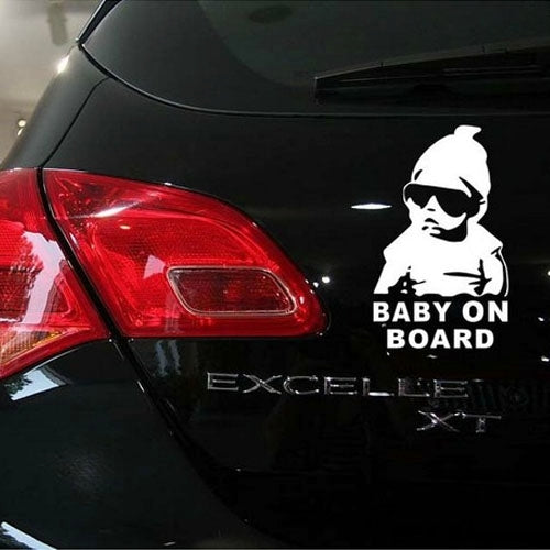 Baby On Board Pattern Vinyl Car Sticker, Size: 20cm x 13cm