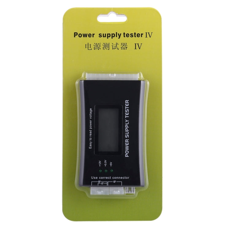 Digital LCD Display PC Computer 20/24 Pin Power Supply Tester Checker Power Measuring Diagnostic Tester Tool