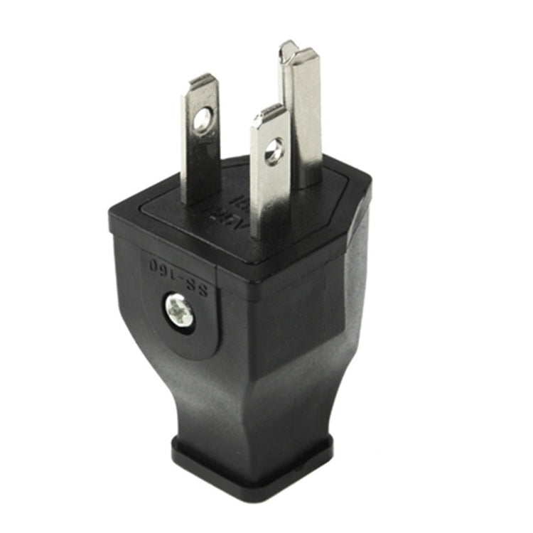 US Plug Male AC Wall Universal Travel Power Socket Plug Adaptor