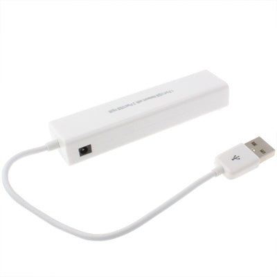 1 Port USB Network With 3 Port USB Hub To Female RJ45 Ethernet Lan Adapter Card