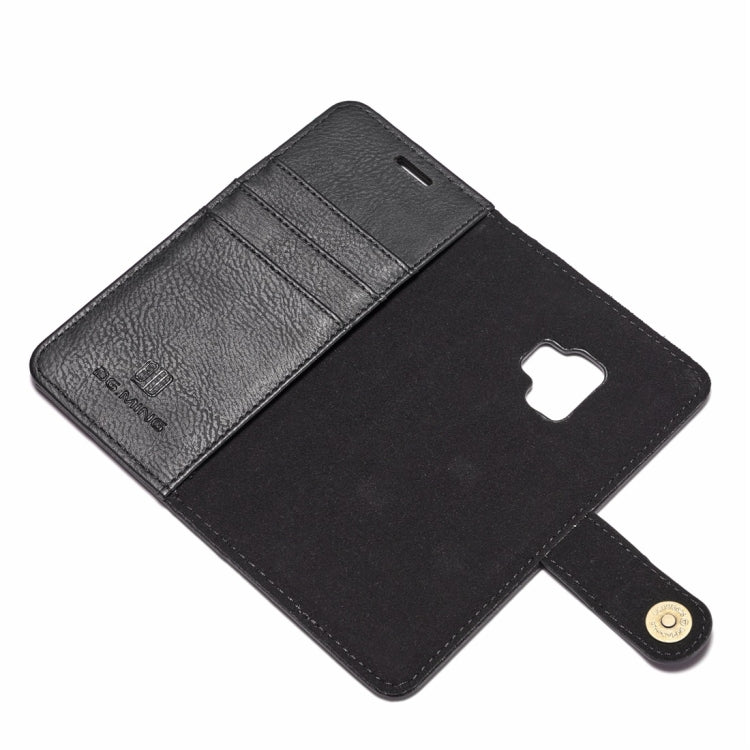 DG.MING for Galaxy S9 Crazy Horse Texture Horizontal Flip Detachable Magnetic Protective Case with Holder & Card Slots & Wallet