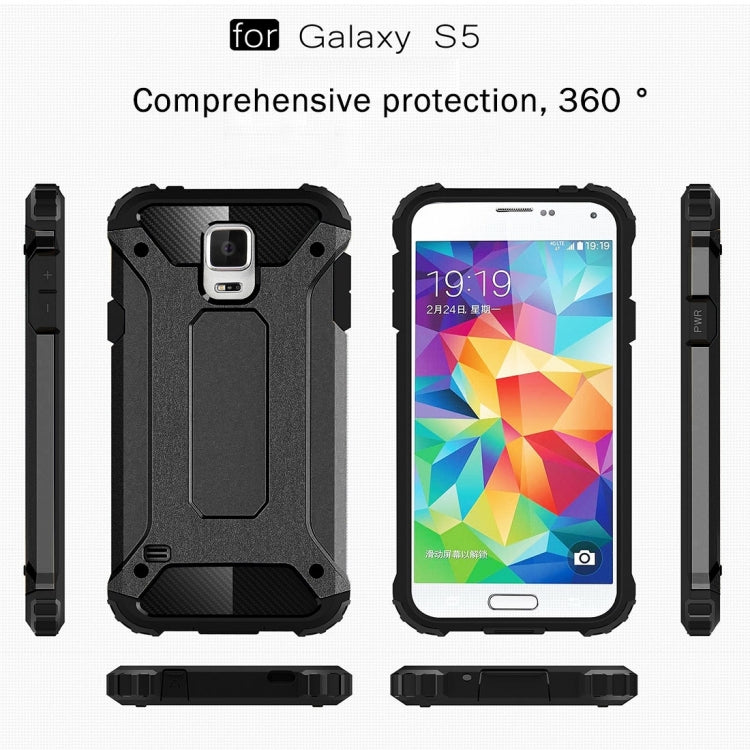 For Galaxy S5 / G900 Tough Armor TPU + PC Combination Case