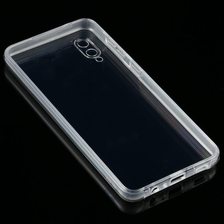 For Samsung Galaxy A02 PC+TPU Ultra-Thin Double-Sided All-Inclusive Transparent Mobile Phone Case