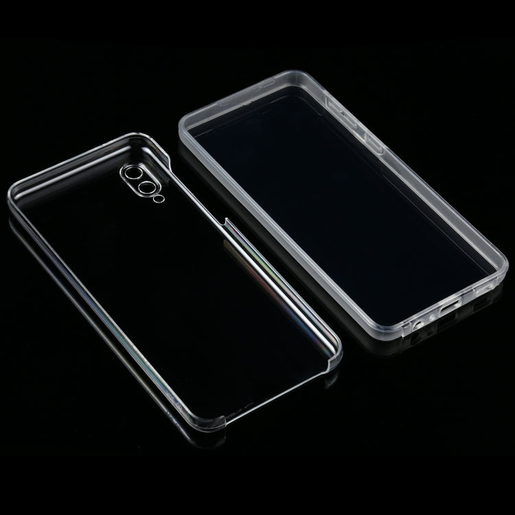 For Samsung Galaxy A02 PC+TPU Ultra-Thin Double-Sided All-Inclusive Transparent Mobile Phone Case