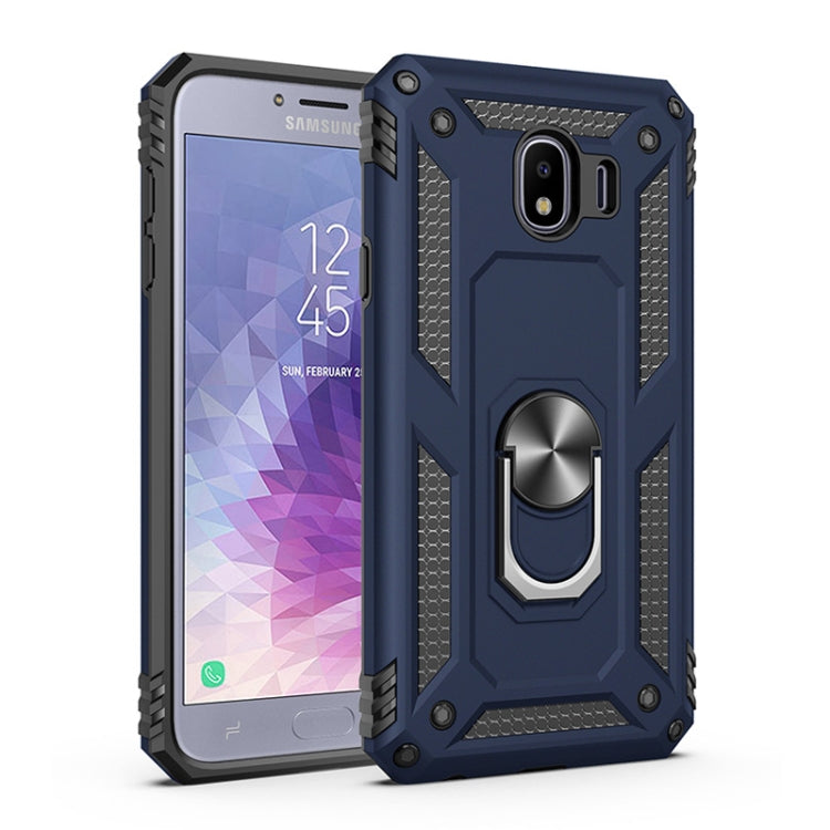 Sergeant Armor Shockproof TPU + PC Protective Case for Galaxy J4 2018, with 360 Degree Rotation Holder