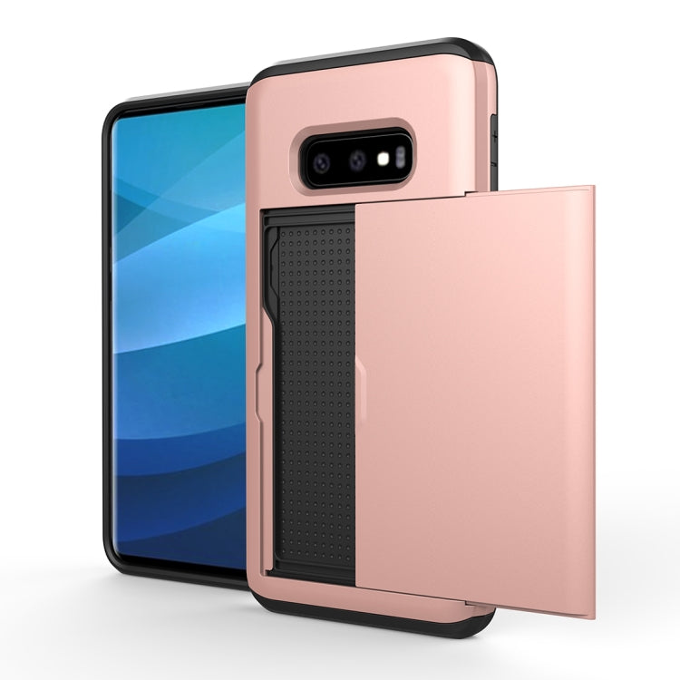Shockproof Rugged Armor Protective Case for Galaxy S10e, with Card Slot