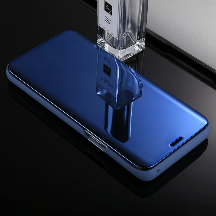 For Galaxy S9+ Electroplating Mirror Horizontal Flip Leather Case with Holder