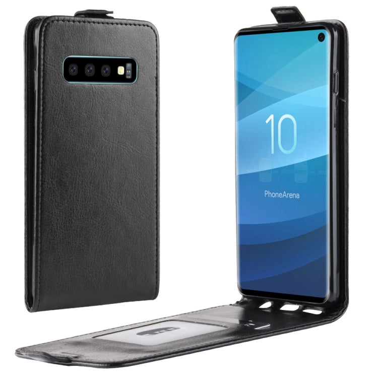Business Style Vertical Flip TPU Leather Case for Galaxy S10, with Card Slot