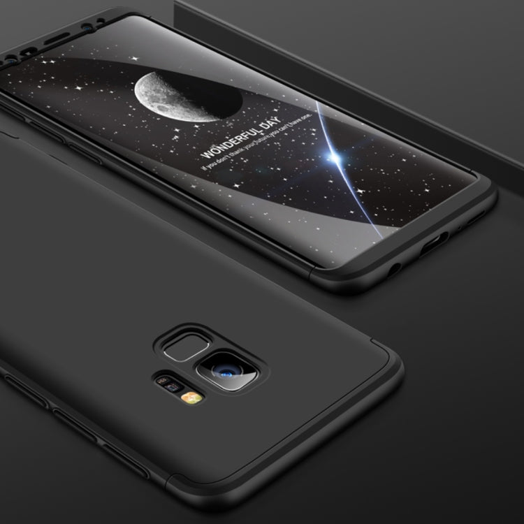 GKK for Galaxy S9 Three Stage Splicing 360 Degree Full Coverage PC Protective Case Back Cover