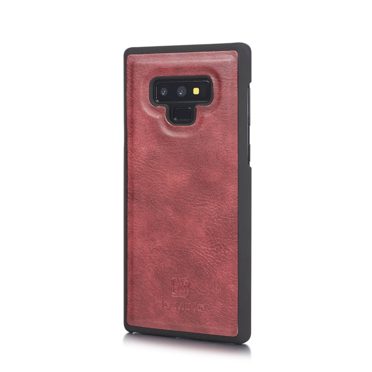 DG.MING Crazy Horse Texture Flip Detachable Magnetic Leather Case for Galaxy Note 9, with Holder & Card Slots & Wallet