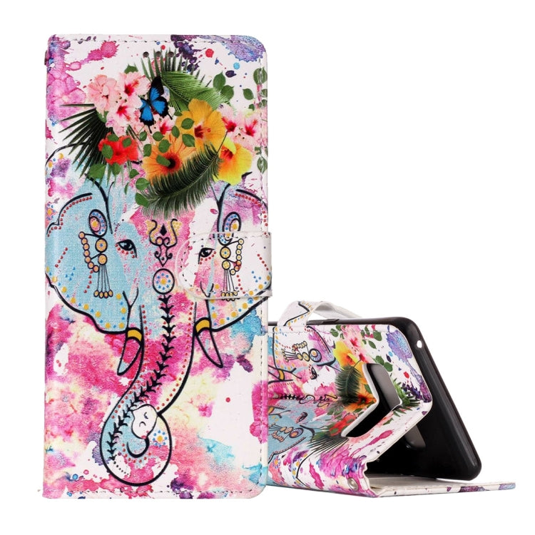 For Galaxy Note 8 Embossed Horizontal Flip Leather Case with Holder & Card Slots & Wallet & Photo Frame