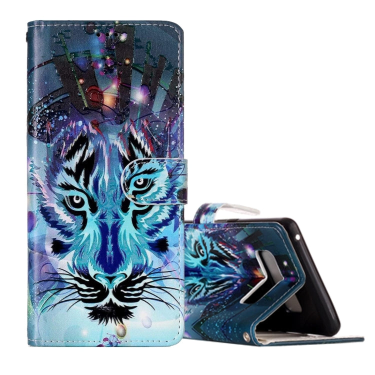 For Galaxy Note 8 Embossed Horizontal Flip Leather Case with Holder & Card Slots & Wallet & Photo Frame