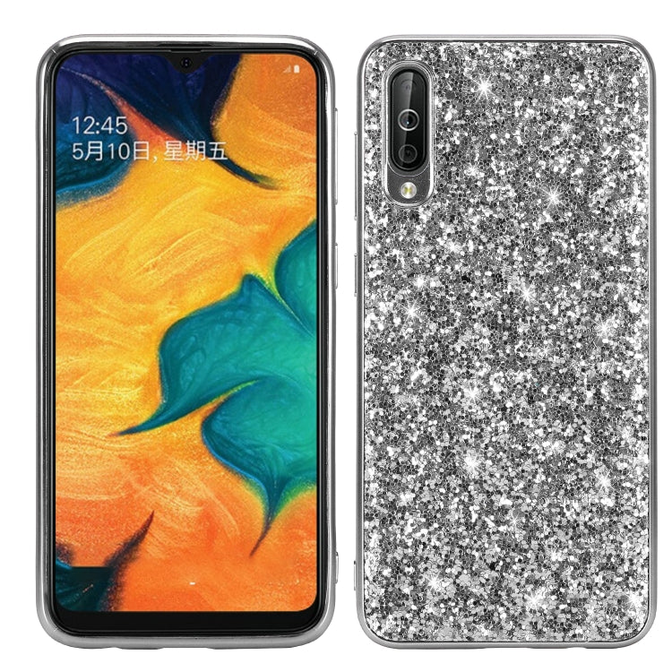 Glittery Powder Shockproof TPU Case for Galaxy A70