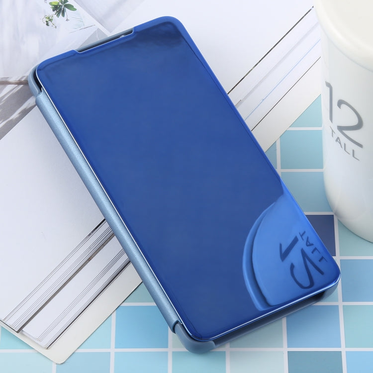 PU Electroplating Mirror Horizontal Flip Leather Case for Galaxy S10 Plus, with Holder