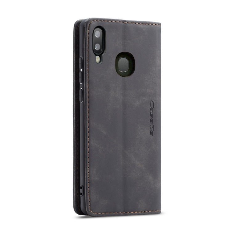 CaseMe-013 Multifunctional Retro Frosted Horizontal Flip Leather Case for Galaxy A40, with Card Slot & Holder & Wallet