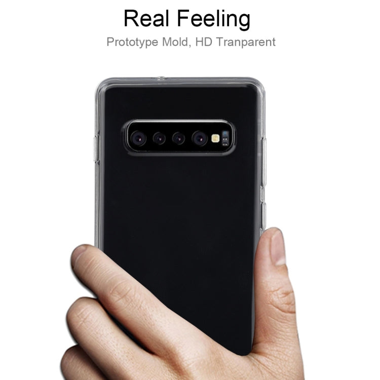 0.75mm Ultrathin Transparent TPU Soft Protective Case for Samsung Galaxy S10 Plus