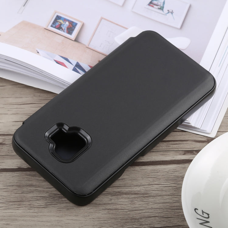 Electroplating Mirror Horizontal Flip Case for Galaxy J2 Core, with Holder