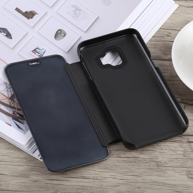 Electroplating Mirror Horizontal Flip Case for Galaxy J2 Core, with Holder