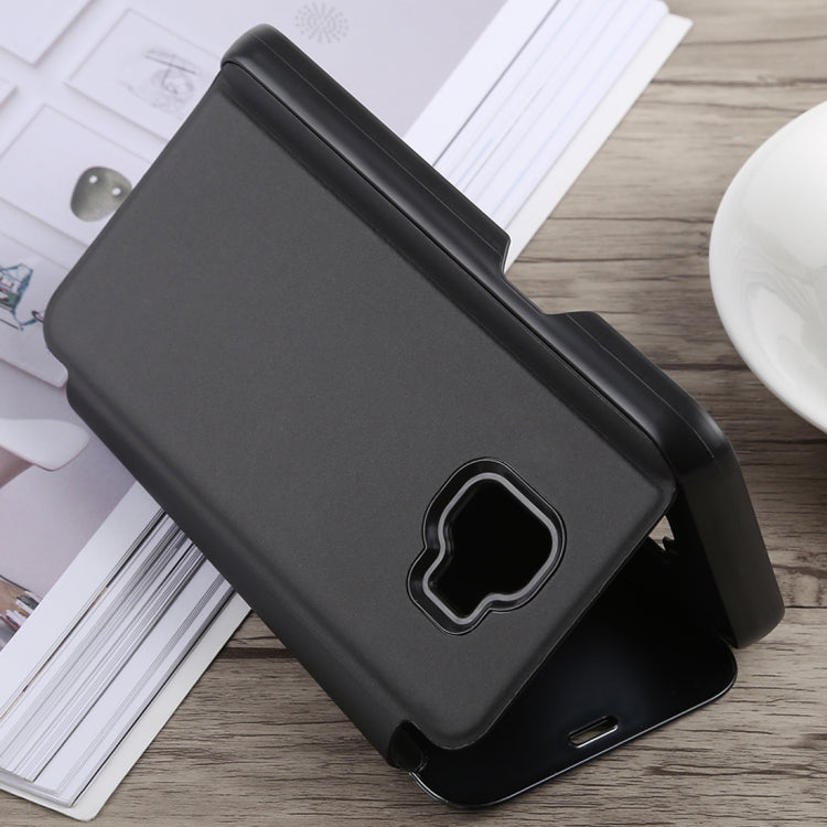 Electroplating Mirror Horizontal Flip Case for Galaxy J2 Core, with Holder