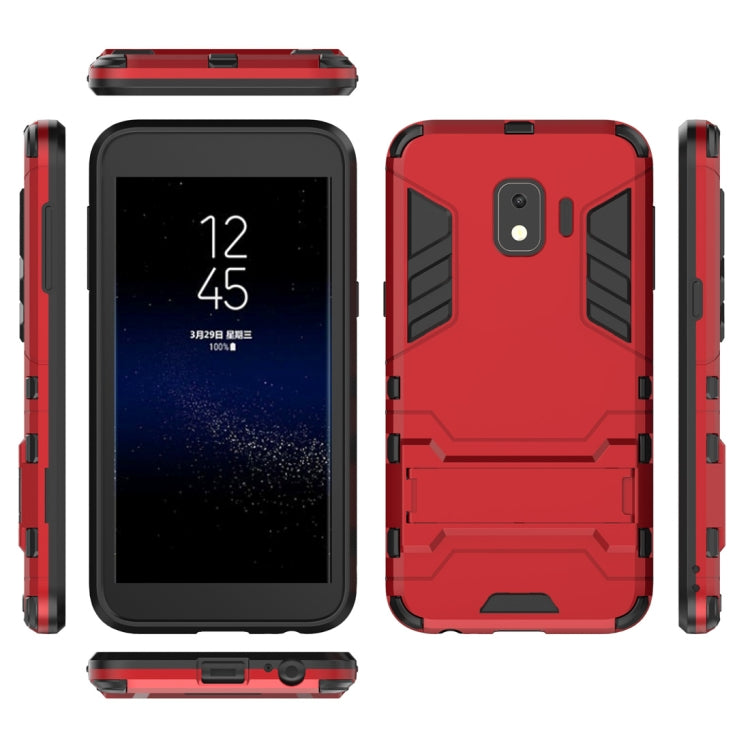 Shockproof PC + TPU Case for Galaxy J2 Core, with Holder