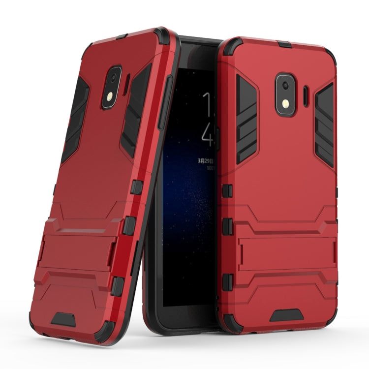 Shockproof PC + TPU Case for Galaxy J2 Core, with Holder