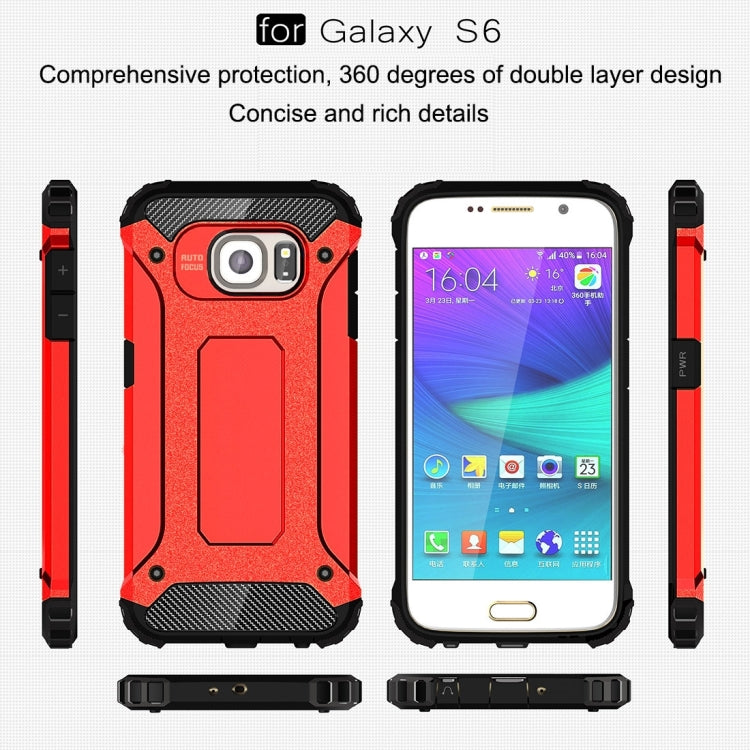 For Galaxy S6 / G920 Tough Armor TPU + PC Combination Case