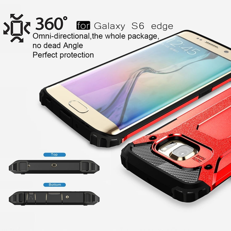 For Galaxy S6 Edge / G925 Tough Armor TPU + PC Combination Case