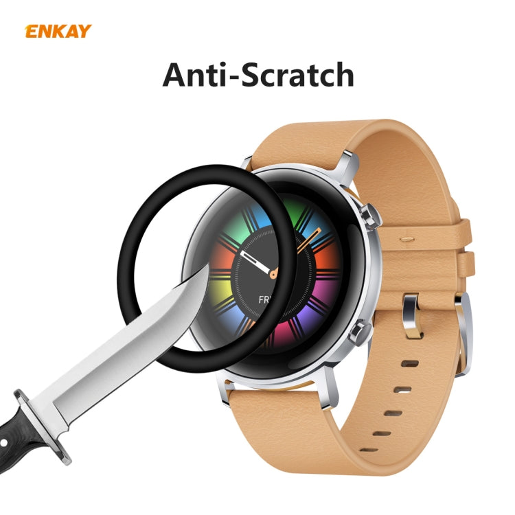 2 PCS ENKAY Hat-Prince 3D Full Screen Soft PC Edge + PMMA HD Screen Protector Film