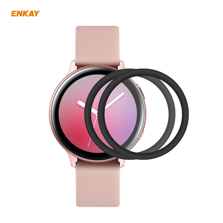 2 PCS ENKAY Hat-Prince 3D Full Screen Soft PC Edge + PMMA HD Screen Protector Film