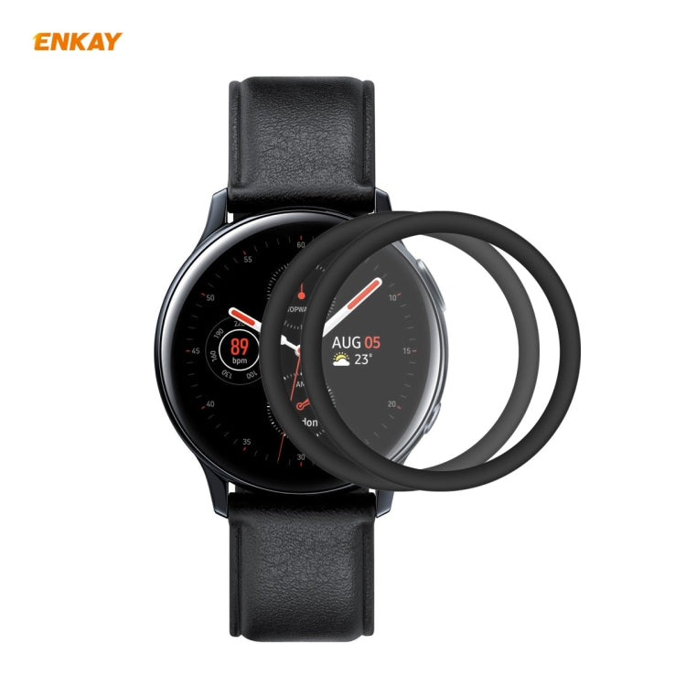 2 PCS ENKAY Hat-Prince 3D Full Screen Soft PC Edge + PMMA HD Screen Protector Film