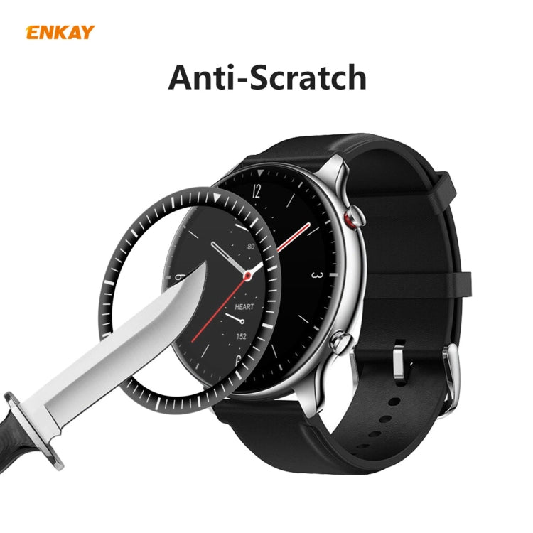 For Amazfit GTR 2 ENKAY Hat-Prince 3D Full Screen Soft PC Edge + PMMA HD Screen Protector Film