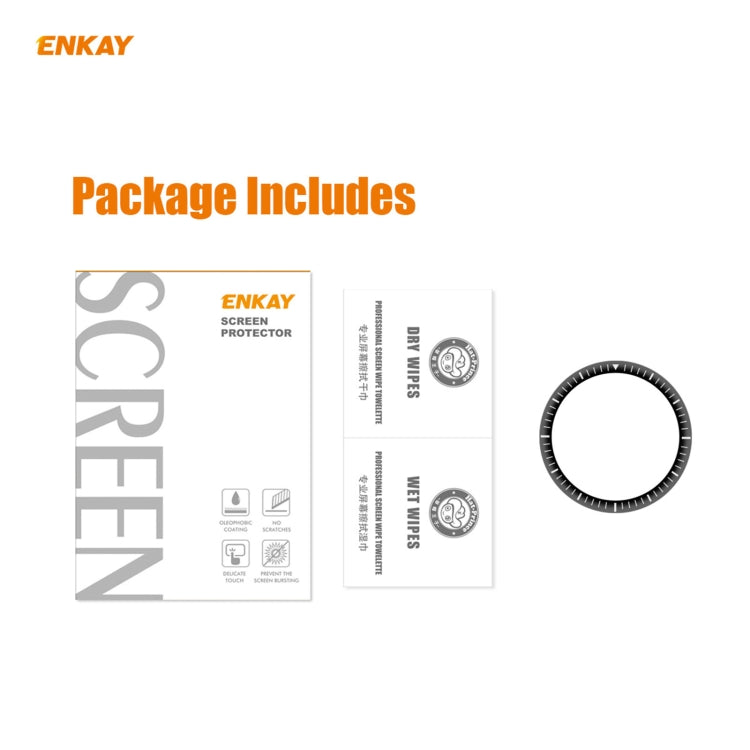 For Amazfit GTR 2 ENKAY Hat-Prince 3D Full Screen Soft PC Edge + PMMA HD Screen Protector Film