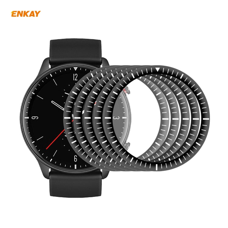 For Amazfit GTR 2 ENKAY Hat-Prince 3D Full Screen Soft PC Edge + PMMA HD Screen Protector Film
