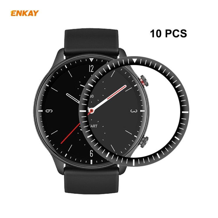 For Amazfit GTR 2 ENKAY Hat-Prince 3D Full Screen Soft PC Edge + PMMA HD Screen Protector Film