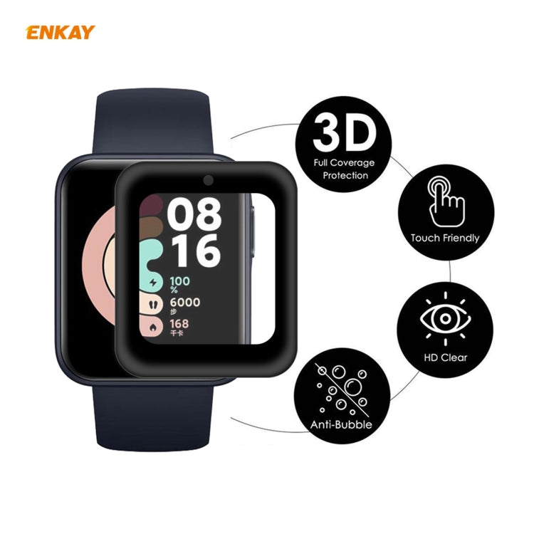 2 PCS ENKAY Hat-Prince 3D Full Screen Soft PC Edge + PMMA HD Screen Protector Film