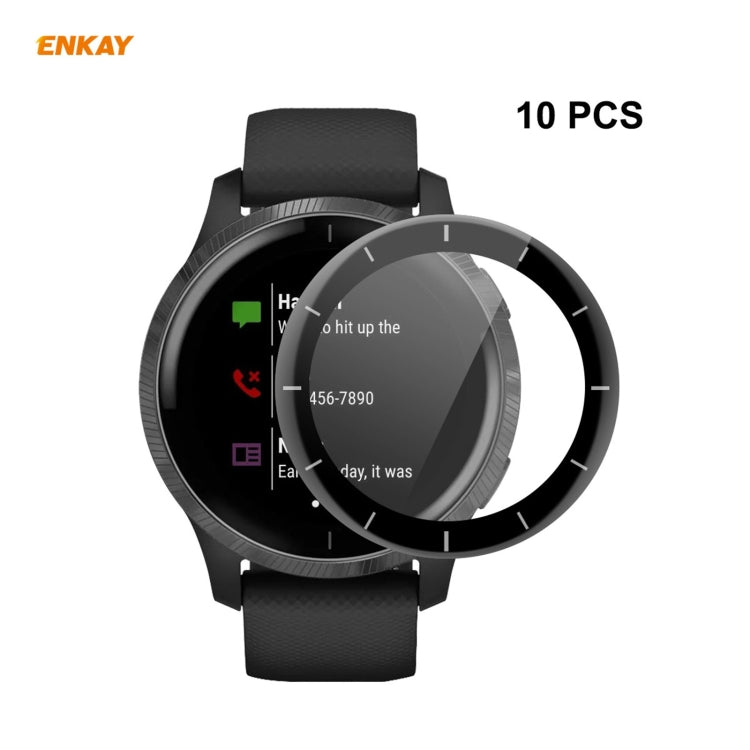 10 PCS ENKAY Hat-Prince 3D Full Screen Soft PC Edge + PMMA HD Screen Protector Film
