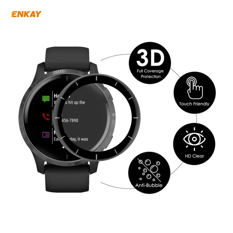 10 PCS ENKAY Hat-Prince 3D Full Screen Soft PC Edge + PMMA HD Screen Protector Film