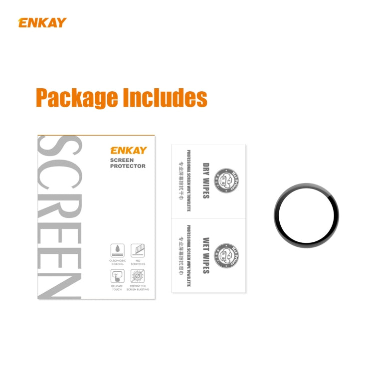 For Huawei WATCH 3 46mm ENKAY Hat-Prince 3D Full Coverage Soft PC Edge + PMMA HD Screen Protector Film