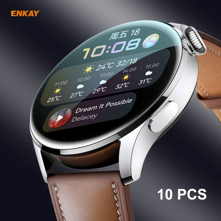 For Huawei WATCH 3 46mm ENKAY Hat-Prince 3D Full Coverage Soft PC Edge + PMMA HD Screen Protector Film