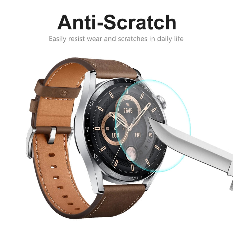 For Huawei Watch GT 3 46mm ENKAY Hat-Prince Crystal Screen Protector Anti-scratch Watch Film