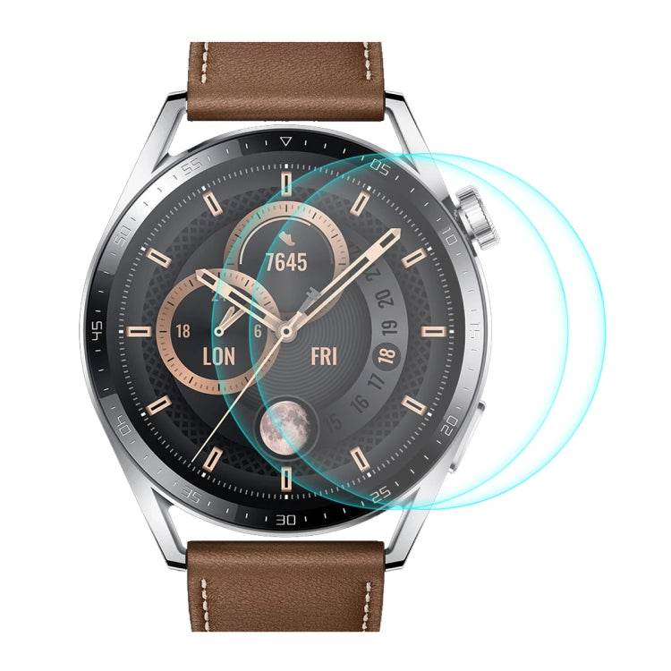 For Huawei Watch GT 3 46mm ENKAY Hat-Prince 0.2mm 9H 2.15D Curved Edge Tempered Glass Screen Protector Watch Film