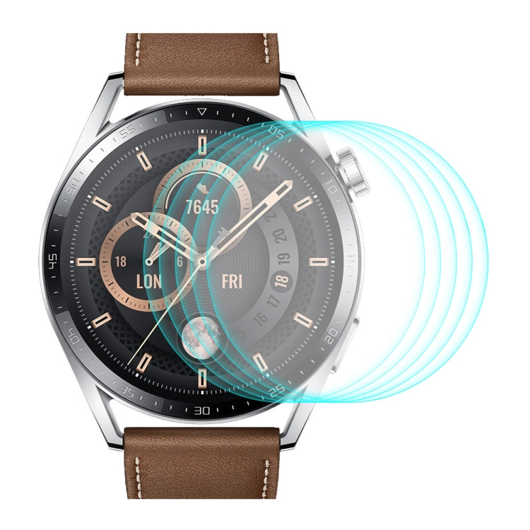 For Huawei Watch GT 3 46mm ENKAY Hat-Prince 0.2mm 9H 2.15D Curved Edge Tempered Glass Screen Protector Watch Film
