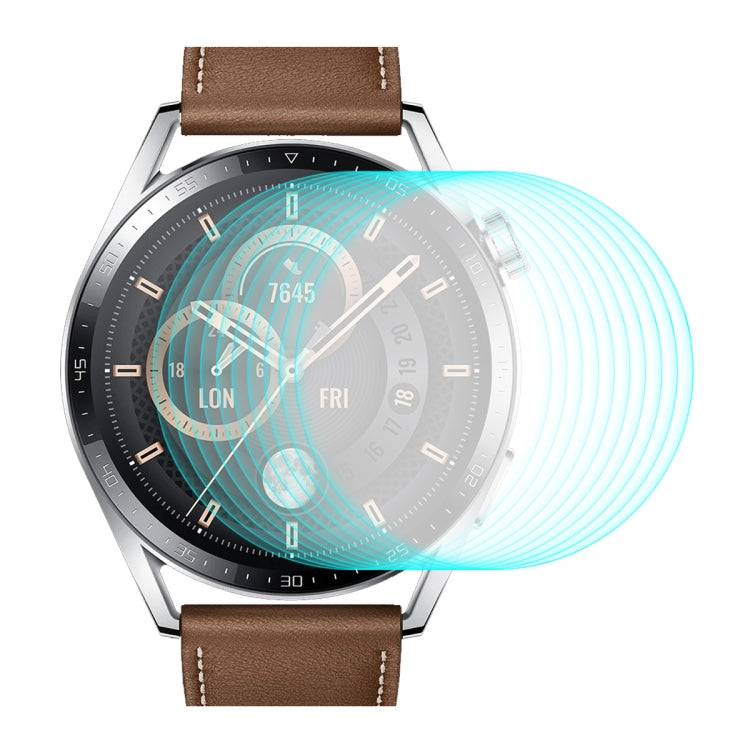 For Huawei Watch GT 3 46mm ENKAY Hat-Prince 0.2mm 9H 2.15D Curved Edge Tempered Glass Screen Protector Watch Film